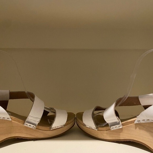 Free People white clog sandals size 40 - Picture 8 of 9